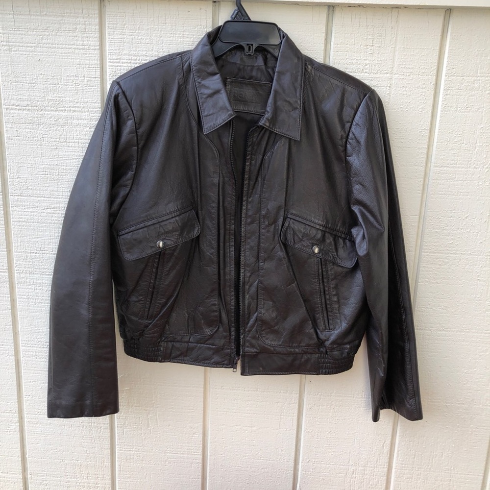 Bertini Leather Jacket Sz 42